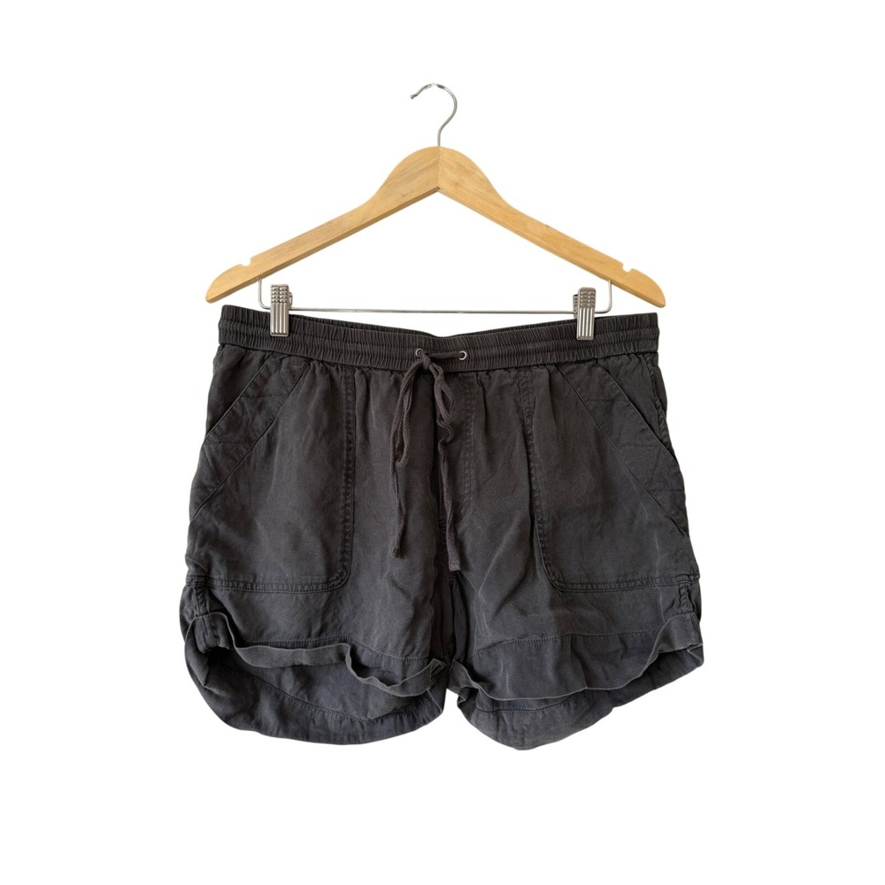 Lucky Brand Women's Charcoal Drawstring Athletic Shorts